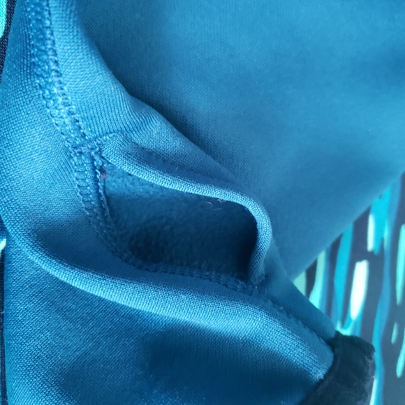 Nike Therma Fit hoodie Sweatshirt Size Medium Teal Aqua Turquoise Active Sporty - Picture 3 of 7